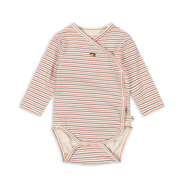 Basic Newborn Body Stripe Tricolore