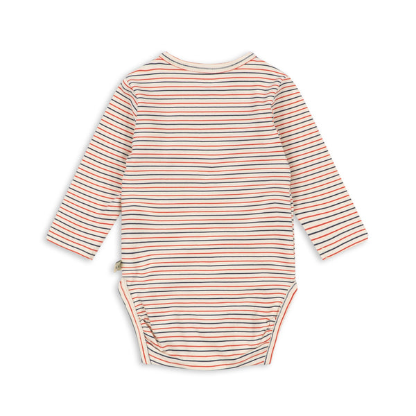 Basic Newborn Body Stripe Tricolore
