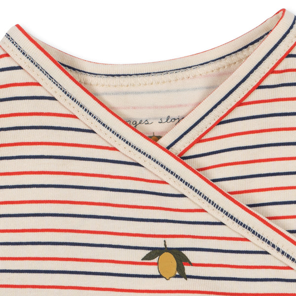 Basic Newborn Body Stripe Tricolore