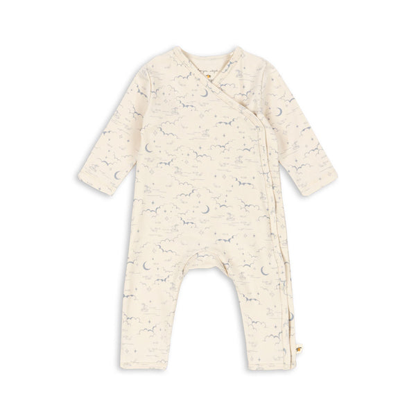 Basic Newborn Romper Cielo Marino