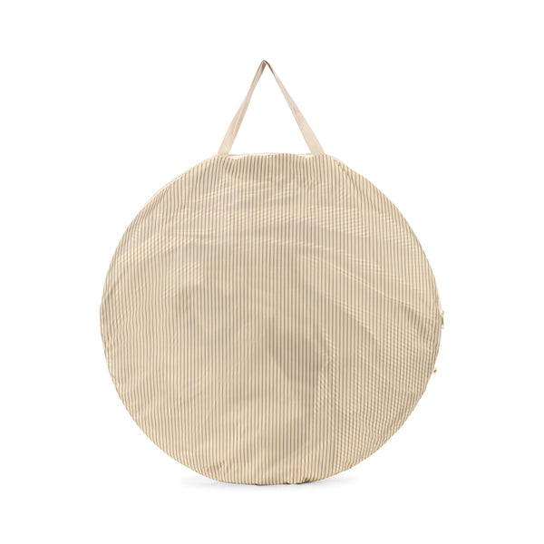 Pop-up Beach Tent Tea Stripe