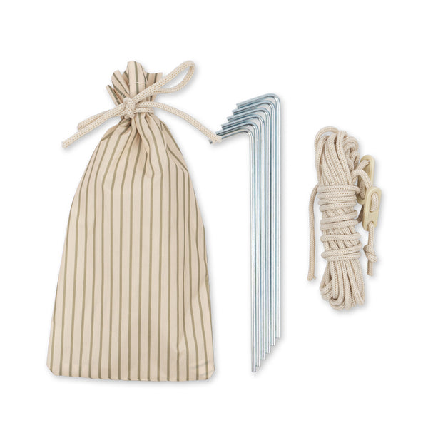 Pop-up Beach Tent Tea Stripe