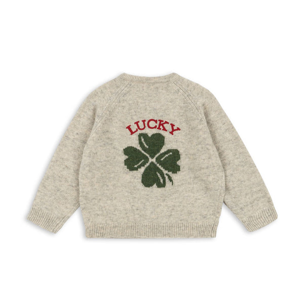 Billi knitted cardigan off white melange