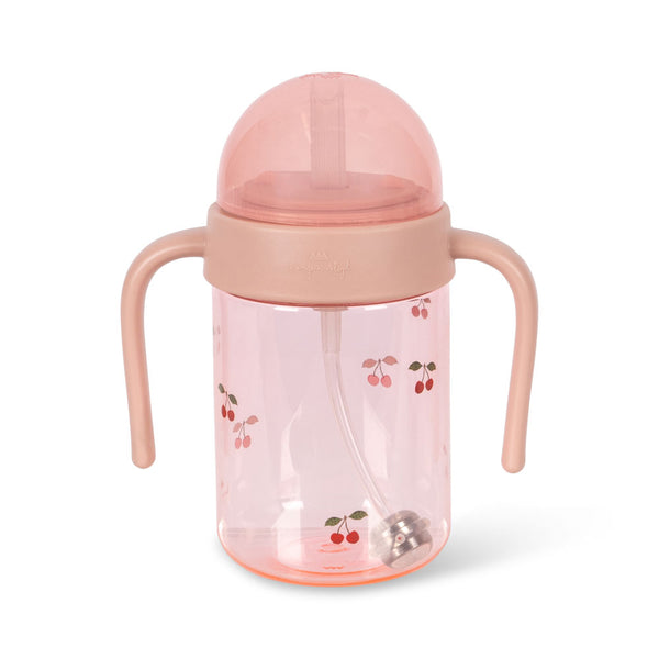 Cherry Blush Water Bottle with Handles