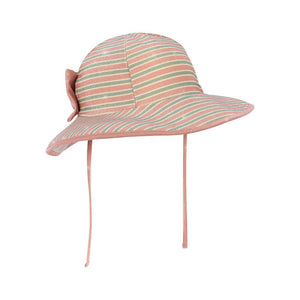 Konges Sløjd Bowwow Bade-Sonnenhut Blush Stripe – Seitenansicht