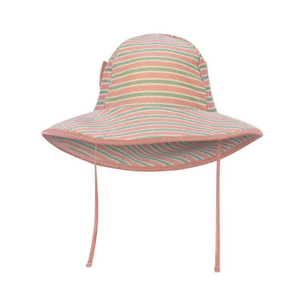 Bowwow Bathing Sun Hat Blush Stripe