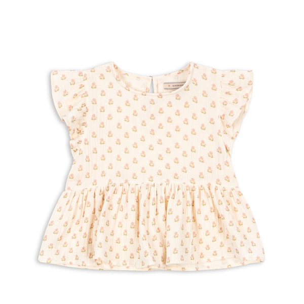 Coco Muslin Top Carta Rosa