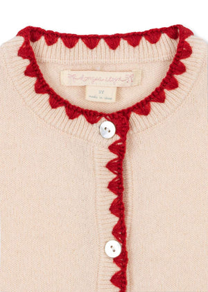 Collette Cardigan Buttercream von Konges Sløjd für Kinder