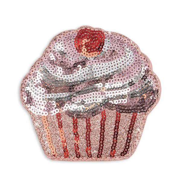 Cupcake Purse Glitter Rose