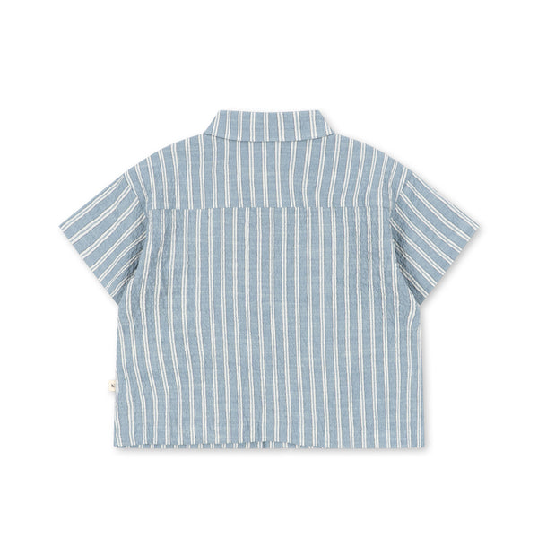 Elliot Shirt Trio Blue Stripe