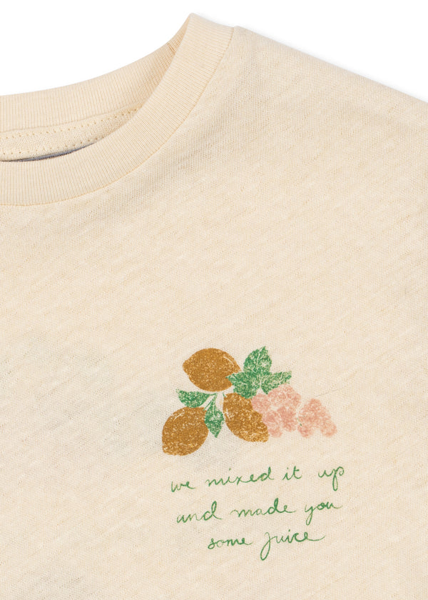 Era T-Shirt Buttercream / Juicy