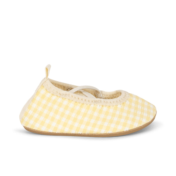 Etta UV bathing shoes Banana Almond Check