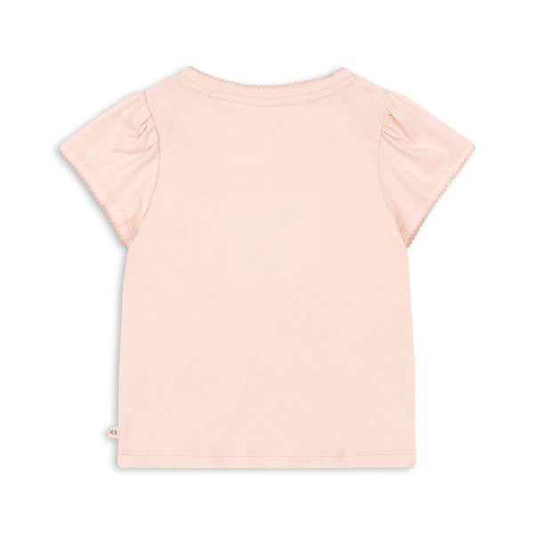 Famo T-Shirt with puff sleeves, Pale Blush