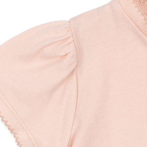 Detail der Puffärmel am Famo T-Shirt Pale Blush von Konges Sløjd