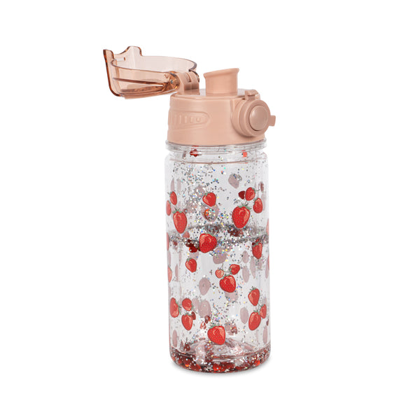Glitzer-Trinkflasche Fragola