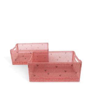 Konges Sløjd Aufbewahrungsbox 2er-Pack Sparkling Blush