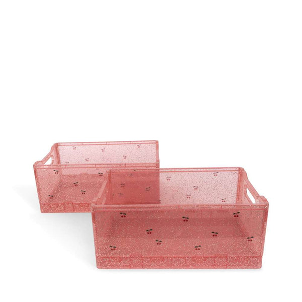 Konges Sløjd Aufbewahrungsbox 2er-Pack Sparkling Blush