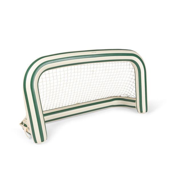Inflatable Goal with Ball Green Stripe