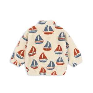 Kinder-Teddyjacke Jody Ahoy von Konges Sløjd mit Eingrifftaschen