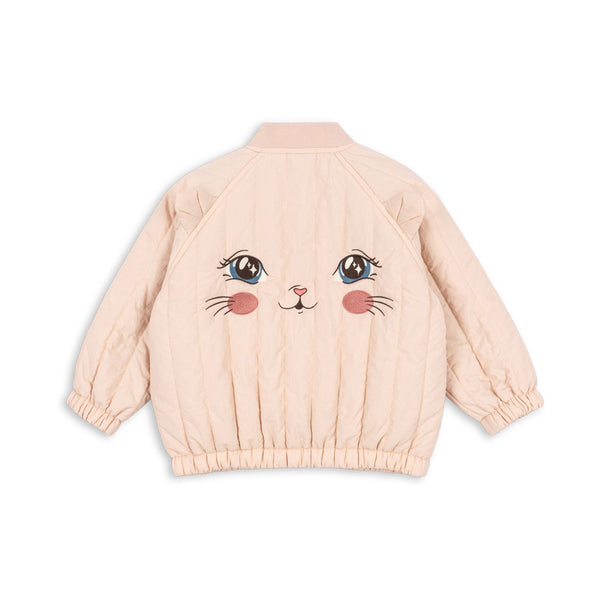 Juno Kitty Bomber Jacket Cameo Rose