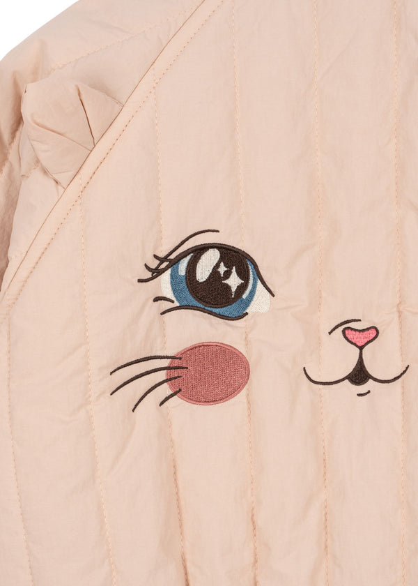 Juno Kitty Bomber Jacket Cameo Rose
