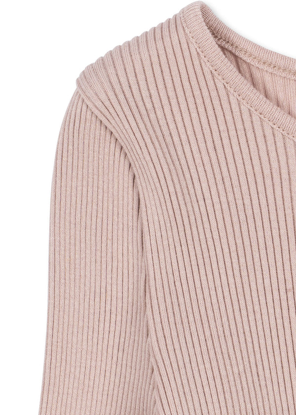 Kara Silk Blouse Pale Blush