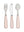 Children's cutlery set Cherry Blush