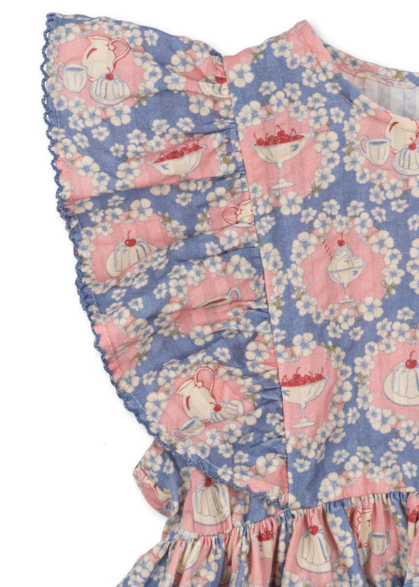 Kim Ruffled Dress Snack Time