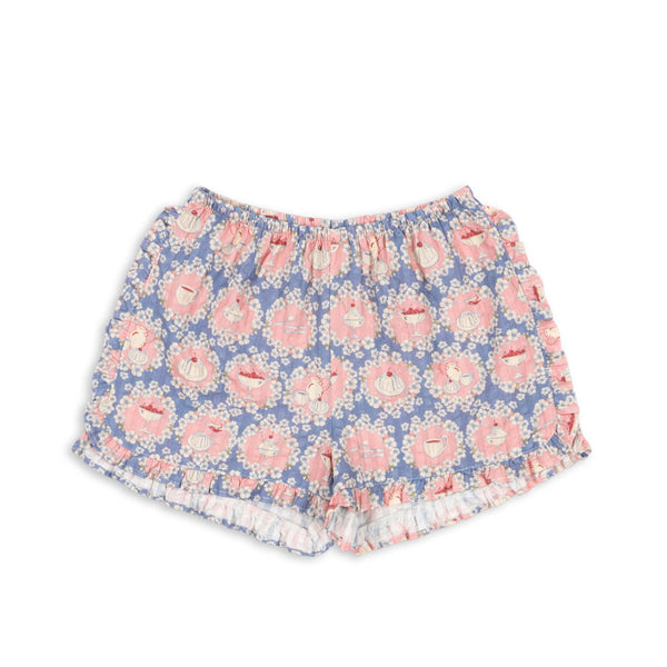 Kim Ruffled Shorts Snack Time