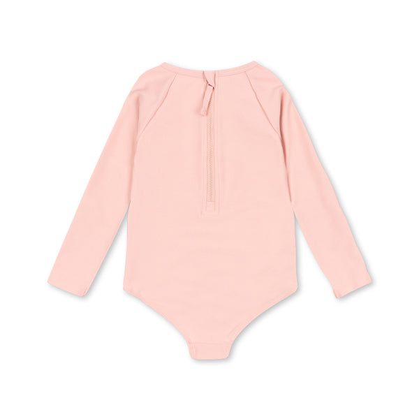 Kitty Long Sleeve Swimsuit Powder Pink