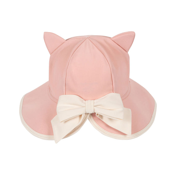 Kitty Bathing Sun Hat Powder Pink