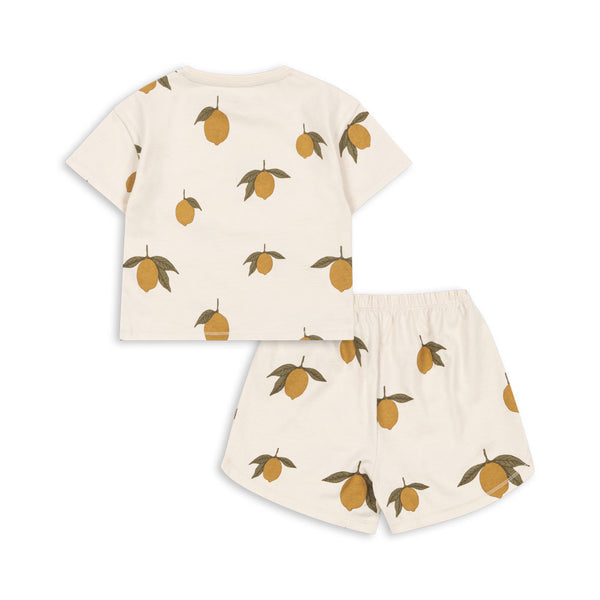 Lin Shirt + Shorts Set Mon Grand Citron