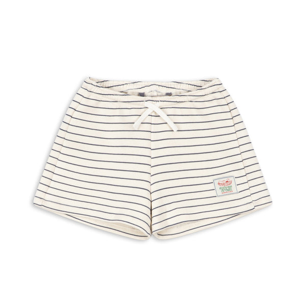 Lou Flintstone Stripe sweat shorts