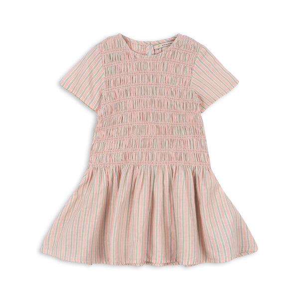 Luli Dress Blush Stripe