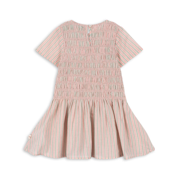 Luli Dress Blush Stripe