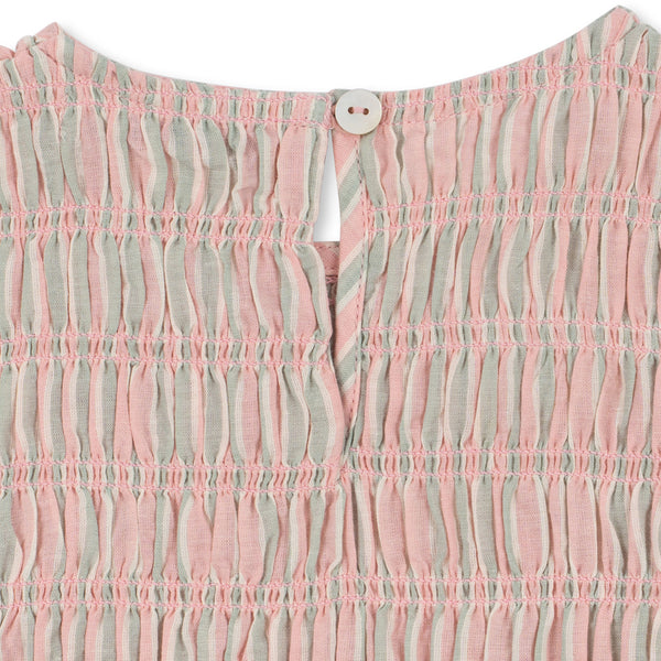 Luli Dress Blush Stripe