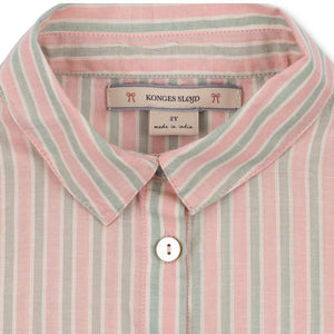 Konges Sløjd Luli Shirt Blush Stripe aus Bio-Baumwolle