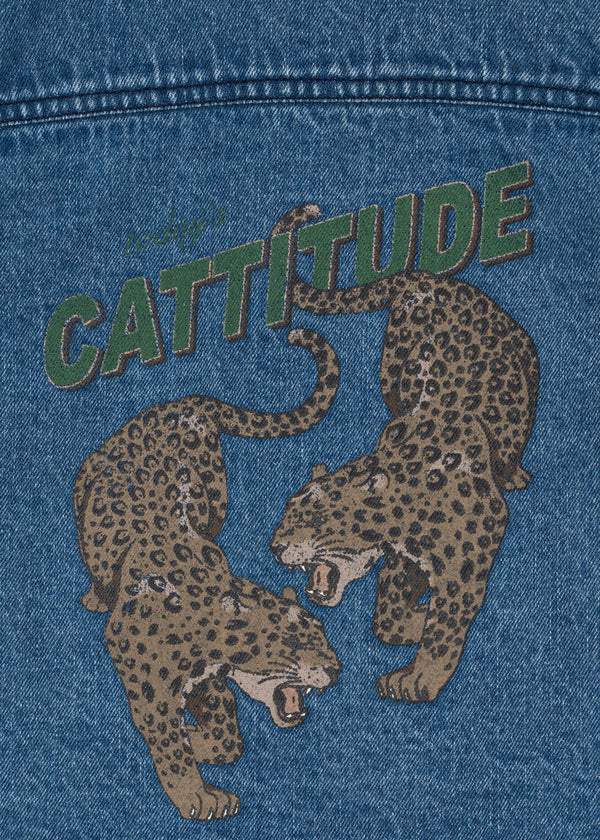 Magot Denim Jacket Cattitude