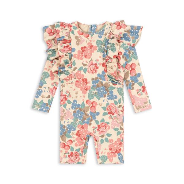 Manuca Ruffled Swimsuit Bloomiegrape