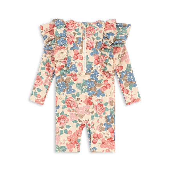 Manuca Ruffled Swimsuit Bloomiegrape