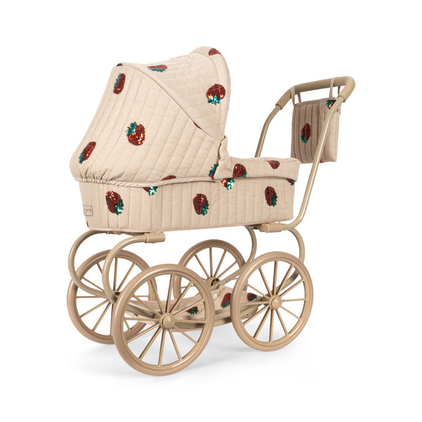 Minnie Tulle Doll Pram Strawberry