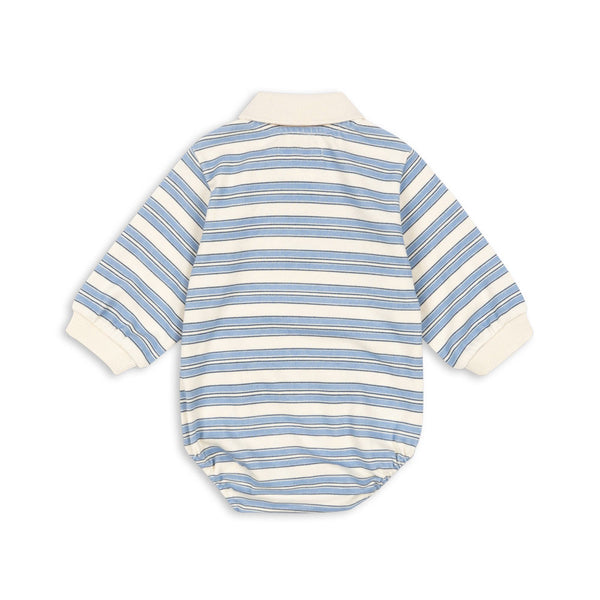 Spotty Long Sleeve Bodysuit Stripe Ciel