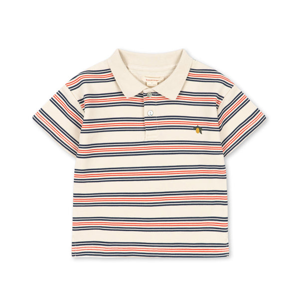Spotty Polo Shirt Stripie Stripe