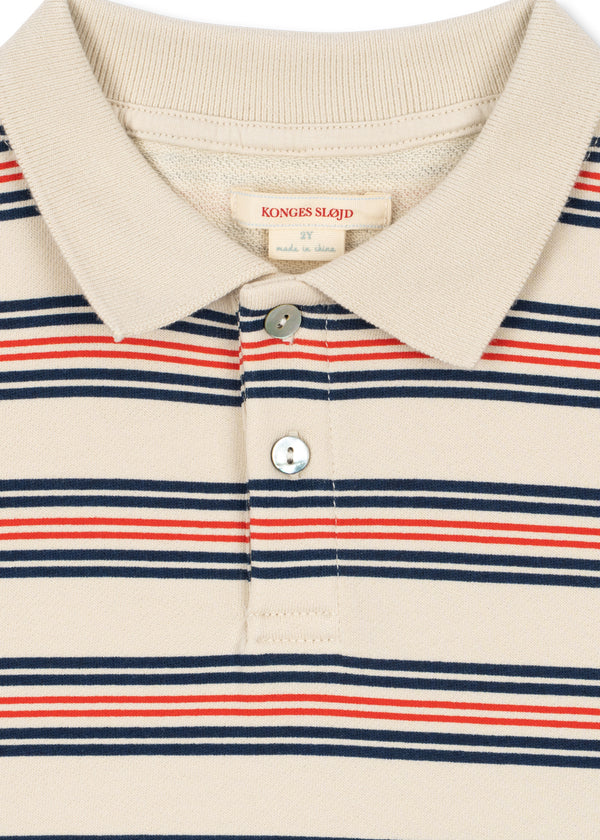 Spotty Polo Shirt Stripie Stripe