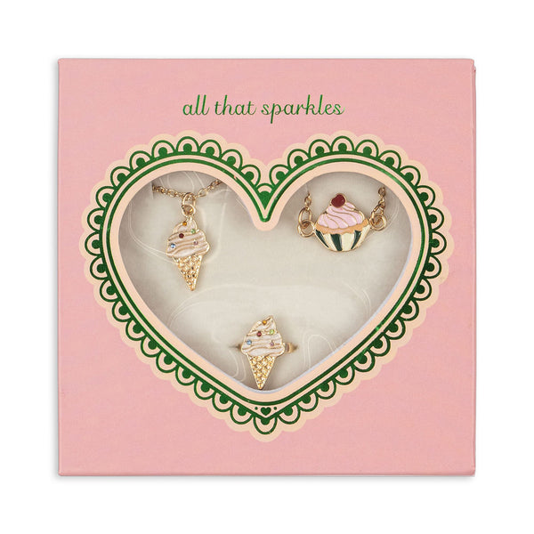 Sweet Gold Jewelry Set