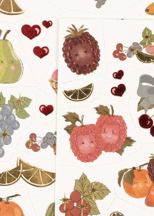 Konges Sløjd Klebetattoos Fruit für Kinder – Verpackung