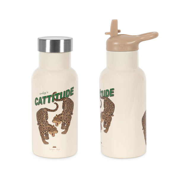 Cattitude Thermos Water Bottle