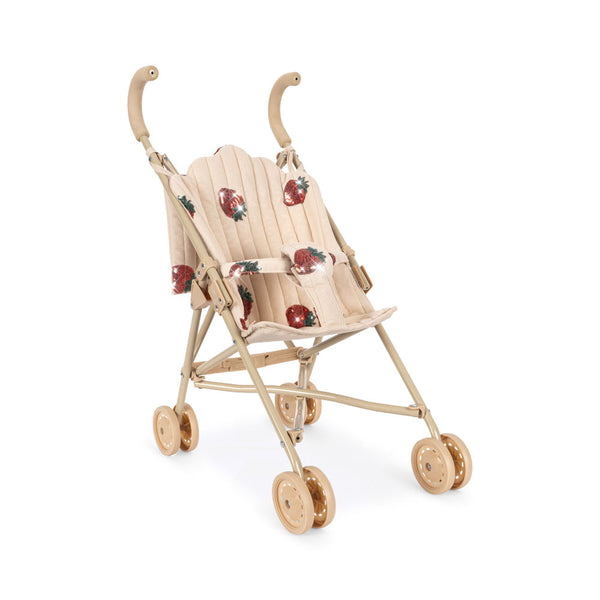 Tulle Doll's Pram Strawberry