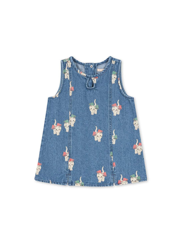 Magot denim dress Bow Kitty