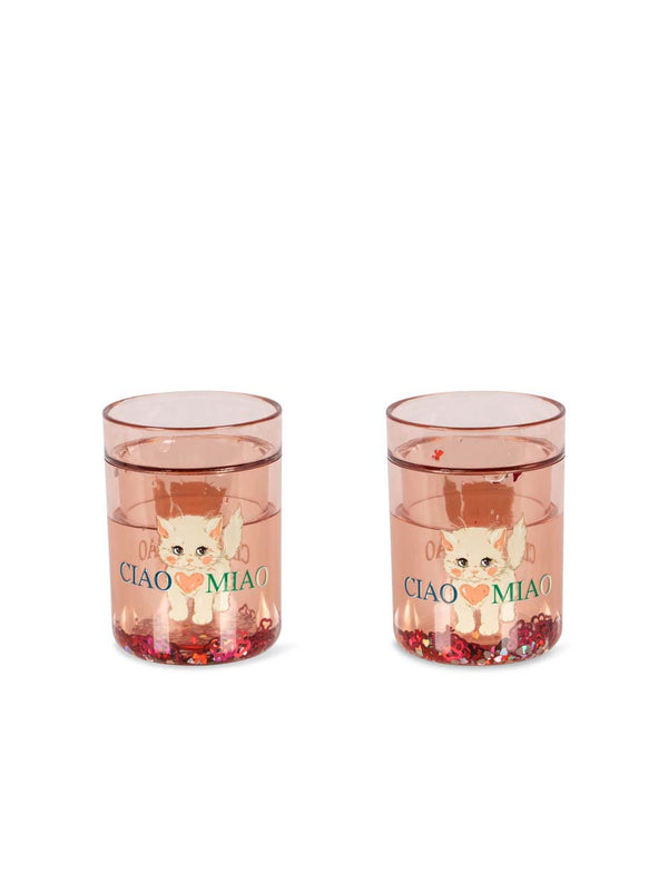 2-Pack Glitter Drinking Cups Ciao Miao